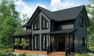 Проекты каркасных домов с террасой от 3673 рублей | Строй-Срп