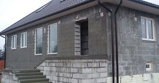 Фасад из газобетона для дома в Серпухове - Строй-Срп, качественная отделка от 2099 руб.